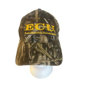 ECU Pirates East Carolina University Camo Hat Adjustable The Game